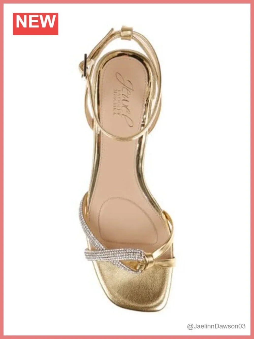 Low Block Heel Sandals with Ankle Strap - Satin Heels